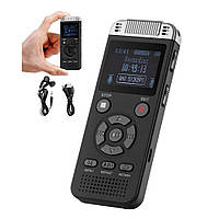 Цифровий диктофон VEVOR на 128 ГБ із функцією відтворення 323026