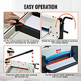 VEVOR важільний різак А4 гільйотинний папероріз 304,8мм 311725, фото 5