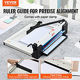 VEVOR важільний різак А3 гільйотинний різак для паперу Машина для різання 431,8 мм 311726, фото 2