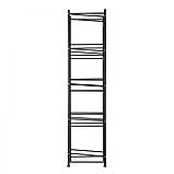 Тримач для глечика для води VEVOR Одноярусна стійка для пляшок з водою 5 пляшок чорного кольору 302809, фото 10