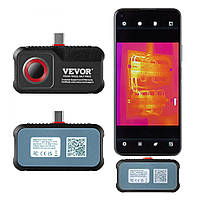 Тепловізійна камера VEVOR для Android, роздільна здатність 256 x 192 ІЧ, частота оновлення 25 Гц 305311