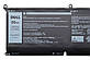 Батарея для ноутбука Dell 69KF2, 86Wh (7167mAh), 6cell, 11.4V, Li-ion, чорна, оригінальна, фото 2