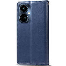 Шкіряний чохол-книжка GETMAN Gallant (PU) для TECNO Camon 19 Neo Синій, фото 2