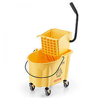 Vevor 315574 Відро для швабри з віджимом, 26 QT Комерційне відро для швабри з боковим притиском, комбіноване відро для швабри та