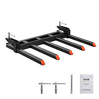 Вила для піддонів VEVOR на 48-дюймову лопату, вантажопідйомність 1200 кг, затискний пристрій для вил для