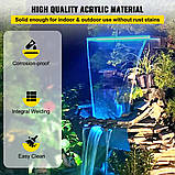 VEVOR душ водоспад 90 x 8 x 21 см з акрилового матеріалу з водоспадом і струменем в комплекті з 8-метровим, фото 3