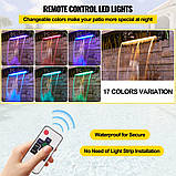 VEVOR душ водоспад 90 x 8 x 21 см з акрилового матеріалу з водоспадом і струменем в комплекті з 8-метровим, фото 5