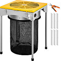 Тример для збирання врожаю VEVOR 457,2 мм, різак для листя з нержавіючої сталі, регульована швидкість росту,