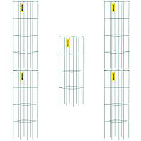 Клітки для томатів VEVOR Клітка для підтримки рослин 5 штук квадратна сталева 1,1 м Зелена 323230