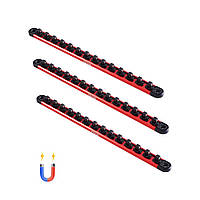 Набір торцевих ключів VEVOR, 3 предмети, алюмінієва рейка, 40 затискачів 300512