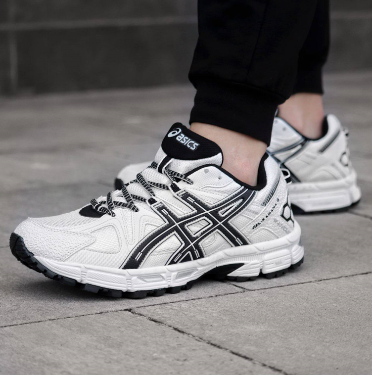 Чоловічі кросівки Asics Gel-Kahana 8 White Black Взуття Асикс Гель Кахана біло-чорні