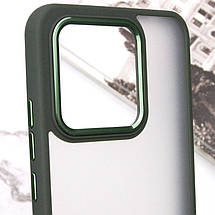 Чохол TPU+PC North Guard для Xiaomi Redmi Note 13 Pro 4G / Poco M6 Pro 4G / Note 14S Dark Green, фото 3