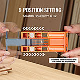 VEVOR 50 шт Набір для свердління кишенькових отворів Подвійне кишенькове свердло з квадратним свердлом,, фото 3