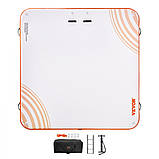 Надувний плавучий док VEVOR, 2,13 х 2,13 м, надувна докова платформа, нековзний водний плавучий доковий, фото 9