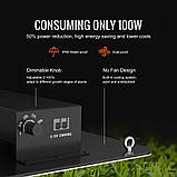 Світлодіодна лампа для рослин VEVOR 150 Вт з диммуванням 30 x 40 x 12 см лампа для рослин 50 000 годин повний, фото 6