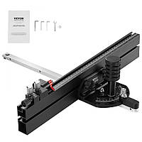 Прецизійний кутомір VEVOR для настільних пил, стандартний паз, 3/4 x 3/8 дюйма, сітка 18 дюймів 322706