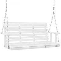 Гойдалка VEVOR Hollywood, кедр, 1370x710x600 мм, патіо-гойдалка для двору та саду, покращена