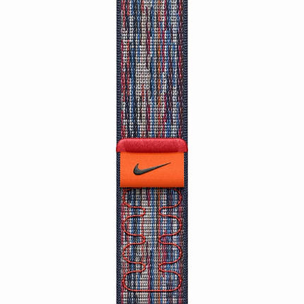 Ремінець Nike Sport Loop для Apple Watch 38/40/41/42mm(ser.10) Blue / Red, фото 1