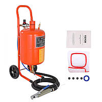Мобільний піскоструминний апарат VEVOR 18,92 л піскоструминний апарат 243,84 см робочий шлангРобочий тиск