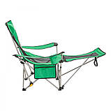VEVOR шезлонг кемпінг крісло сад крісло пляж лежак розкладний 150кг зелений 323378, фото 10