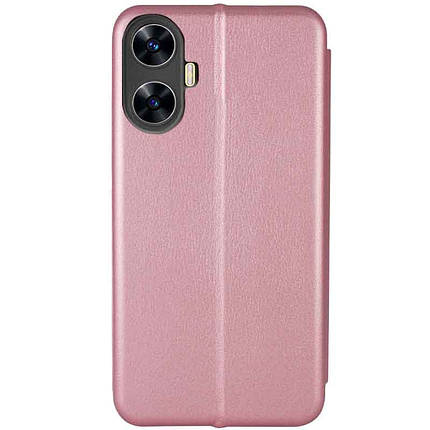 Шкіряний чохол-книжка Classy для Realme C55 Rose Gold, фото 2