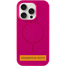 Чохол Silicone Case Full Protective (AA) NO LOGO with MagSafe для Apple iPhone 11 (6.1") Малиновий / Dragon Fruit