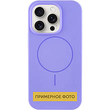 Чохол Silicone Case Full Protective (AA) NO LOGO with MagSafe для Apple iPhone 16 Plus (6.7") Бузковий / Lilac