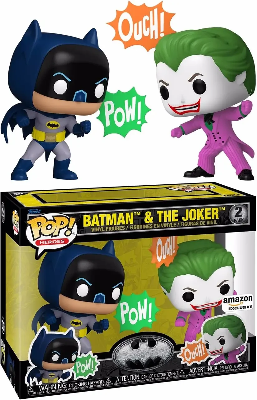 Набір Фанко поп Funko Pop Бетмен і Джокер DC Batman and The Joker 10 см, 2 фігурки