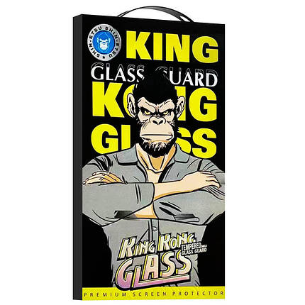 Захисне 2.5D скло King Kong HD для Apple iPhone 13 Pro Max / 14 Plus (6.7") Чорний, фото 4