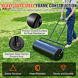 Коток для газону VEVOR 990x300x1120мм ручний залізний і садовий Q235 польовий 61L з одним входом для води, фото 4