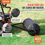 Коток для газону VEVOR 1240x1158x445мм Ручний коток LLDPE та Q235 Садовий коток 181кг Польовий коток з 2, фото 2