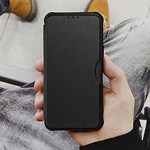 Шкіряний чохол-книжка GETMAN Razor (PU) для Xiaomi Redmi 13 4G / Poco M6 4G Black, фото 5