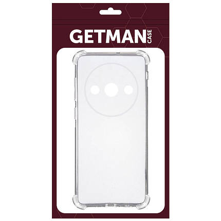 TPU чохол GETMAN Ease logo посилені кути Full Camera для Xiaomi Redmi A3 Безбарвний (прозорий), фото 2