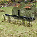 VEVOR Attachments Ландшафтні граблі 183 см. Граблі-скарифікатори газону з 32 зубцями 305385, фото 8