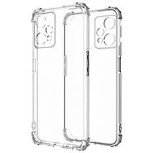 TPU чохол GETMAN Ease logo посилені кути Full Camera для Realme 9 Pro Безбарвний (прозорий), фото 2