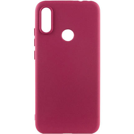 Чохол TPU GETMAN Liquid Silk для Huawei P Smart+ (nova 3i) Бордовий / Marsala, фото 1