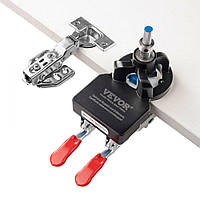 VEVOR Пошук пазів для дверних петель 35 мм дверна петля, діапазон товщини петлі 12-25 мм шаблон дверної петлі,