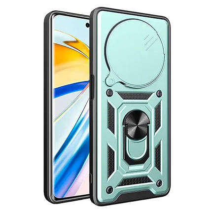 Ударостійкий чохол Camshield Serge Ring для Xiaomi Redmi Note 14 Pro+ Зелений, фото 2