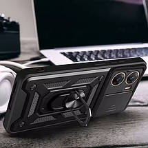 Ударостійкий чохол Camshield Serge Ring для Xiaomi Poco X7 Pro Чорний, фото 4