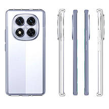 TPU чохол Epic Transparent 1,5mm для Xiaomi Redmi Note 14 Pro 5G Безбарвний (прозорий), фото 3