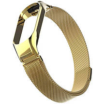 Ремінець Milanese Loop Design для Xiaomi Mi Band 7 Gold, фото 6