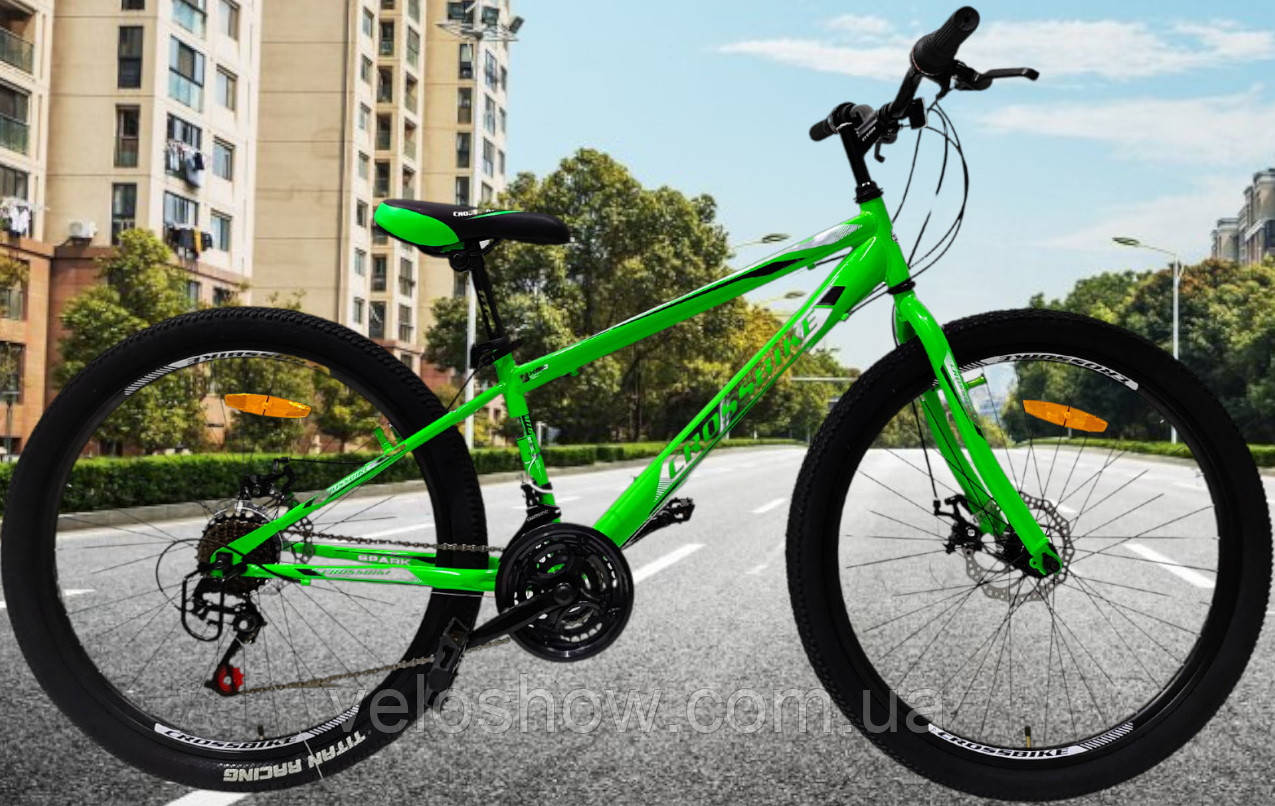 Гірський підлітковий 26 Spark Crossbike алюмінієвий велосипед D-AL, фото 1