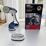 Ручний відпарювач Zepline 2500 Вт зі знімним резервуаром 0.3 л і підошвою з нержавіючої сталі, фото 7