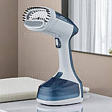 Ручний відпарювач Zepline 2500 Вт зі знімним резервуаром 0.3 л і підошвою з нержавіючої сталі, фото 3