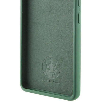 Чохол Silicone Cover Lakshmi Full Camera (AA) with logo для Xiaomi Redmi Note 14 Pro+ 5G Зелений / Dark green, фото 2