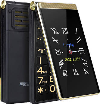 Бабушкофон YEEMI M1, Гучний телефон розкладачка для літніх, 5900 mAh, FM, 2 SIM, Дисплей 2.8" (Tkexun M1)