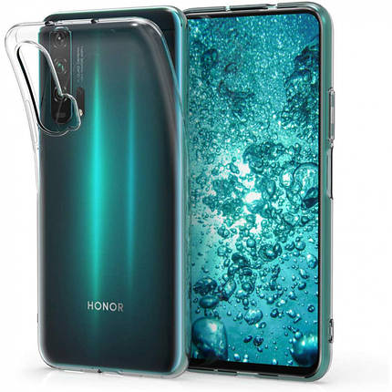 TPU чохол Epic Transparent 1,5mm для Huawei Honor 20 Pro Безбарвний (прозорий), фото 1