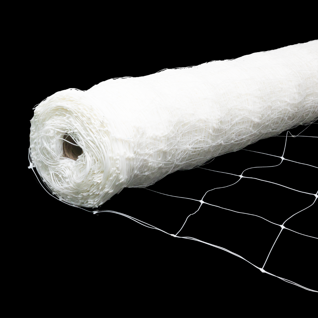 Сітка пластикова парканна посилена (біла) 15 х18 1.7×10 метрів, фото 1