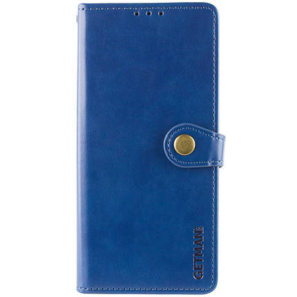 Шкіряний чохол-книжка GETMAN Gallant (PU) для Oppo A60 4G Синій, фото 1