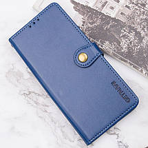 Шкіряний чохол-книжка GETMAN Gallant (PU) для Oppo A60 4G Синій, фото 4